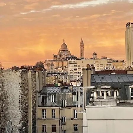 Vue Sur Le Sacre Coeur Montmartre * Parigi